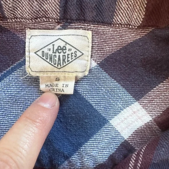 Lee Men's Casual Plaid Shirt and Longsleeve - Picture 3 of 5